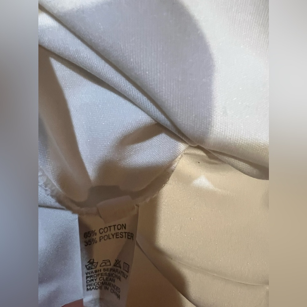 BrandLess Long Sleeve Cropped White Tee Small (?) - Picture 2 of 8